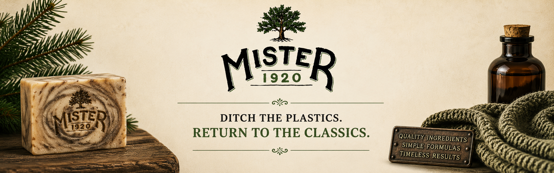 Mister1920 — Creator Content Submission. Ditch the plastics. Return to the classics.